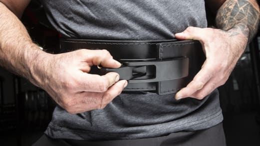 ROGUE BLACK LEVER BELT 13MM - 4&quot; Sサイズ Rogue Black Leather 13mm - 4